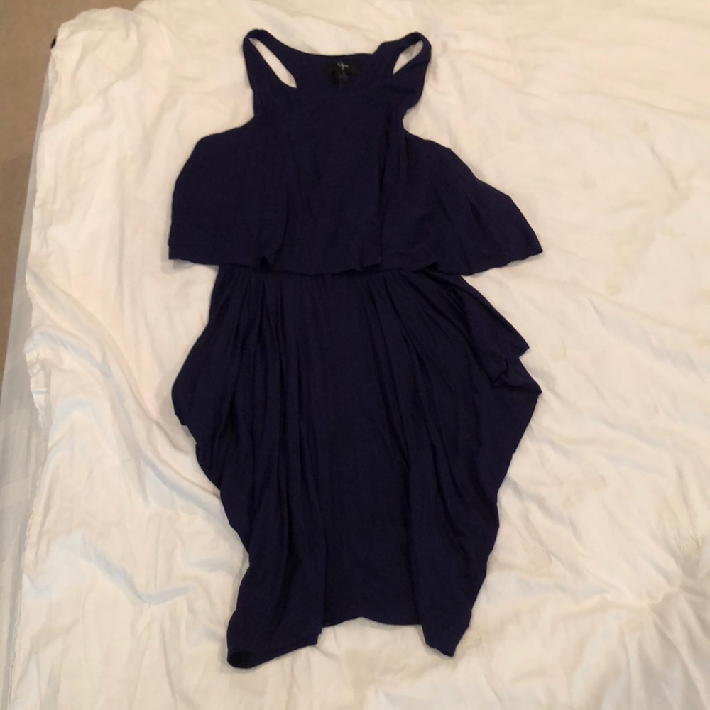 Aqua dark purple dress